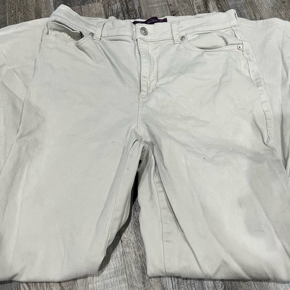 Size 8: khaki jeans